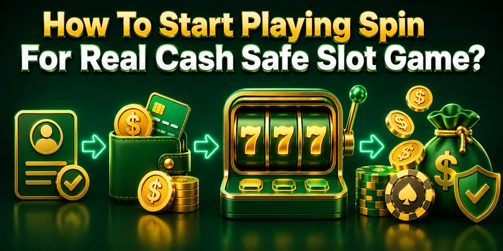 How To Start Playing Spin For Real Cash Safe Slot Game?