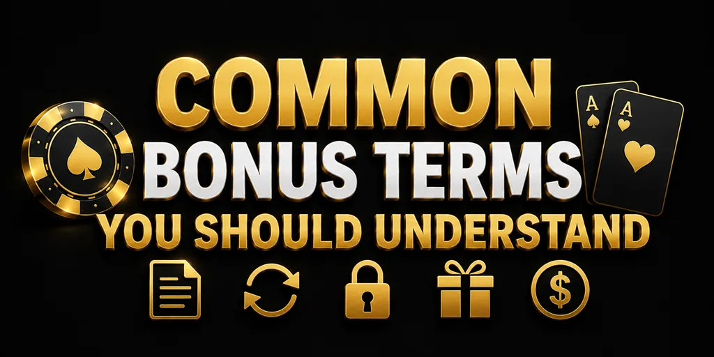 Common Bonus Terms You Should Understand
