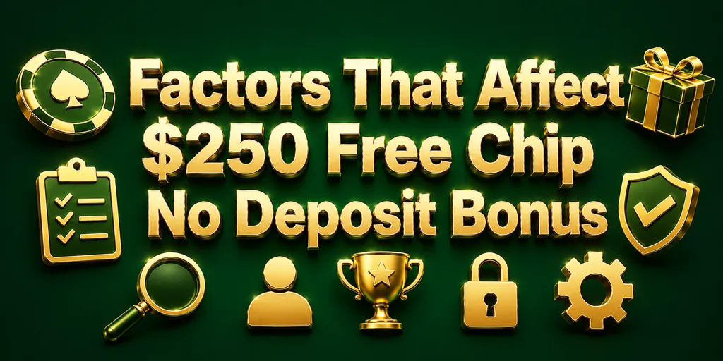 Factors That Affect $250 Free Chip No Deposit Bonus 