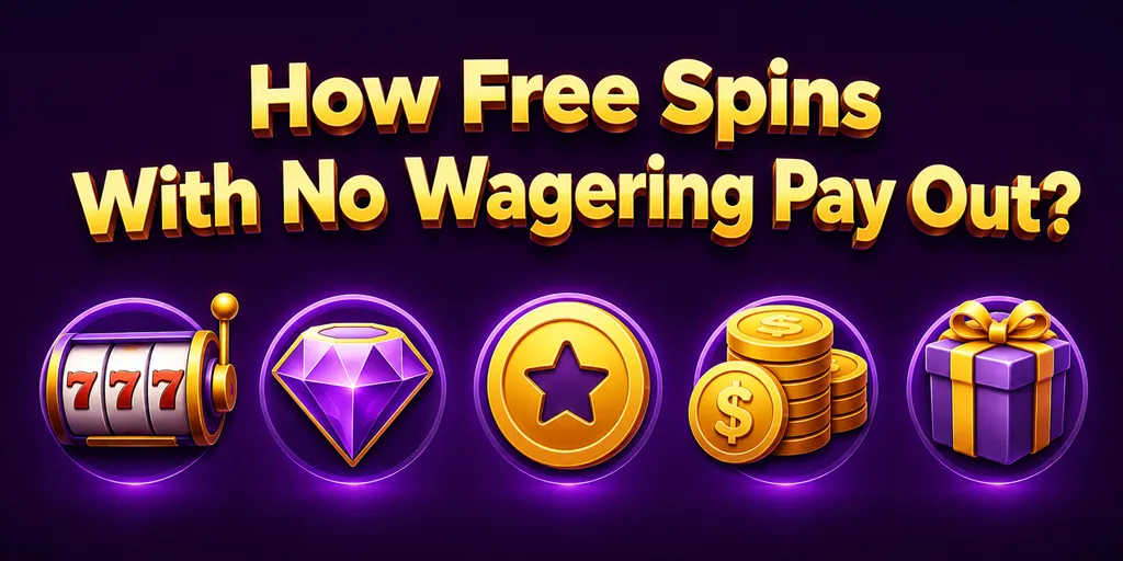 How Free Spins With No Wagering Pay Out?