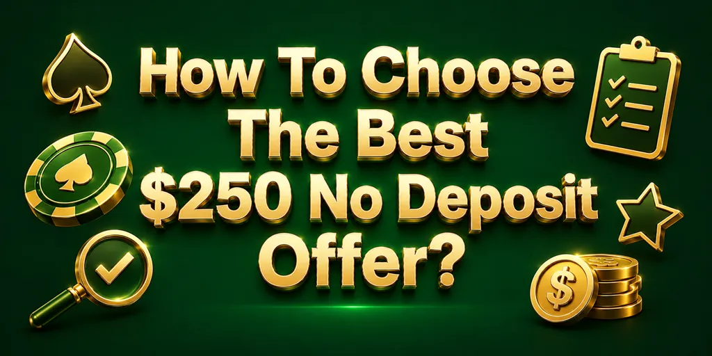 How To Choose The Best $250 No Deposit Offer?