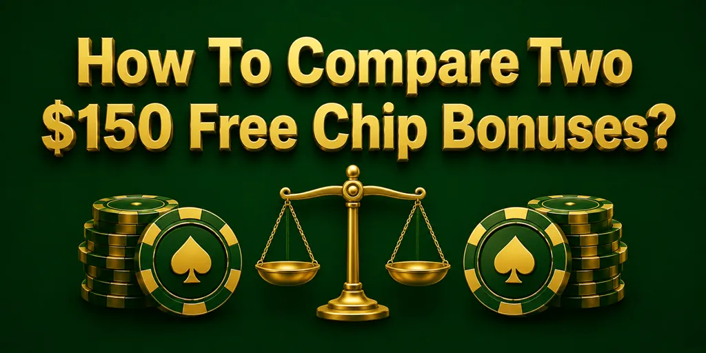 How To Compare Two $150 Free Chip Bonuses?