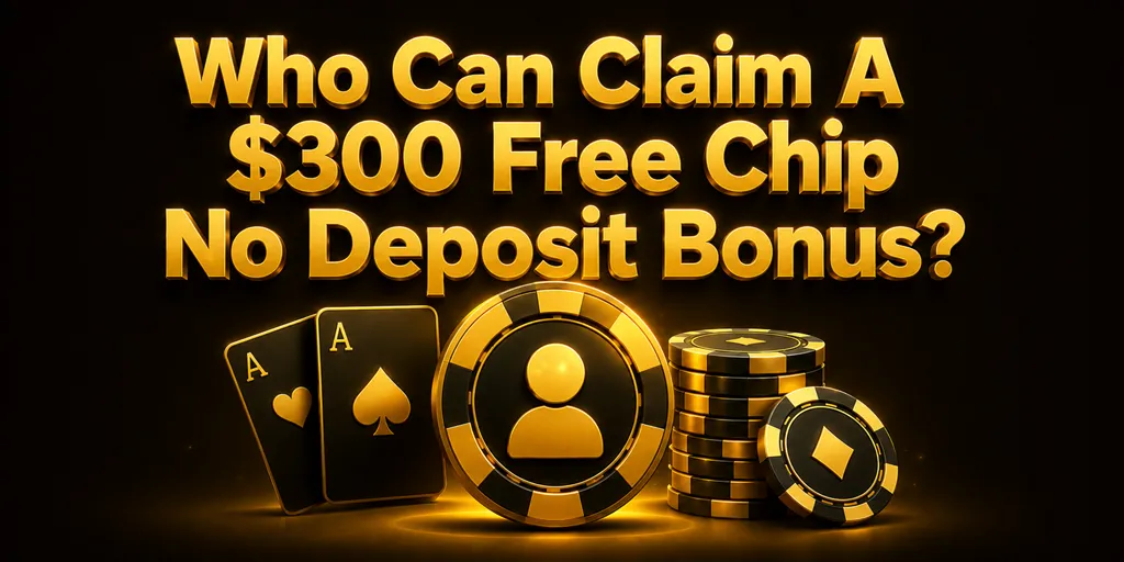 Who Can Claim A $300 Free Chip No Deposit Bonus?